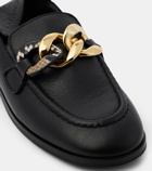 See By Chloé Chain Line leather loafers