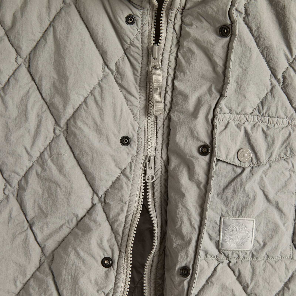 Stone Island Men's Ghost Piece Nylon Smerigliato PrimaLoft Vest in