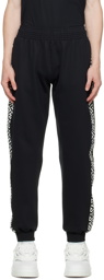 Versace Underwear Black Greca Signature Lounge Pants