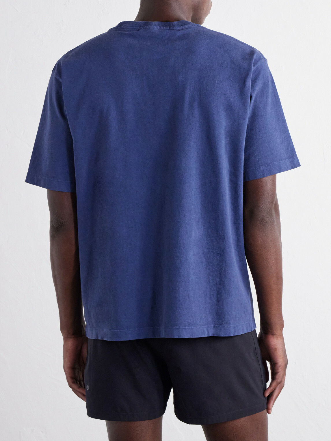 DISTRICT VISION - California Printed Cotton-Jersey T-Shirt - Blue