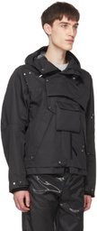 HELIOT EMIL Black Layered Tech Jacket