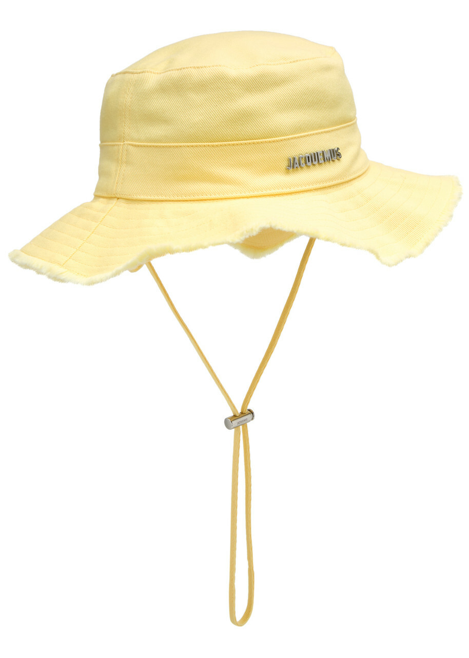 Jacquemus Le Bob Artichaut Cotton Bucket hat Yellow Light 