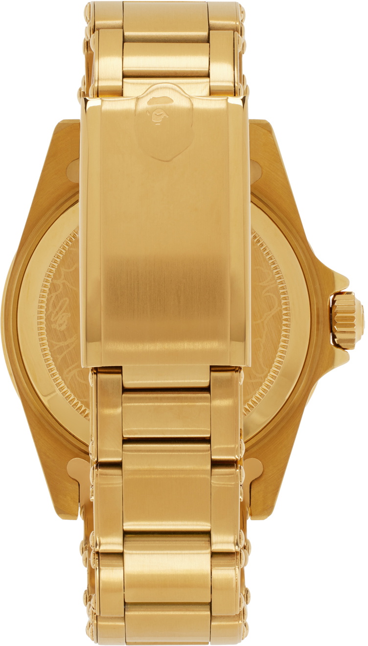 Bape gold online watch