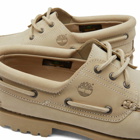 Timberland Men's 3-Eye Classic Lug Shoe in Light Brown Nubuck