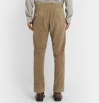 MAN 1924 - Tomi Cotton-Corduroy Drawstring Trousers - Neutrals