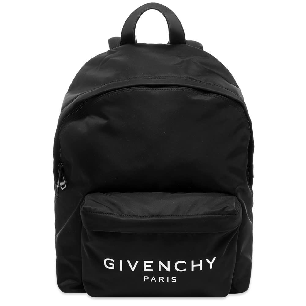 Givenchy Floral Patterned Backpack - Black Backpacks, Handbags - GIV168448