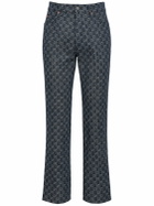 GUCCI - Gg Jacquard Denim Jeans