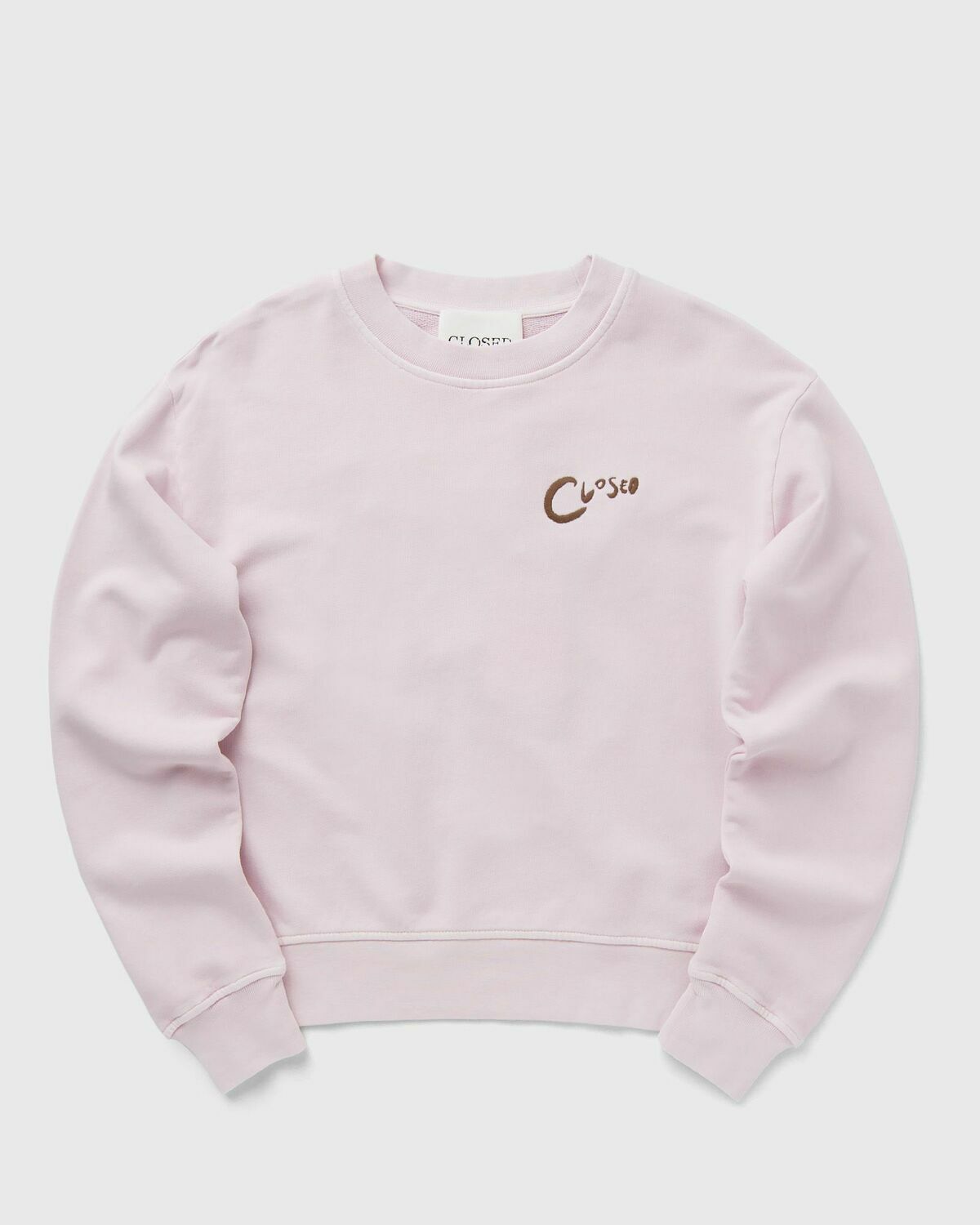 CLOSED EMBROIDERED SWEATSHIRT pink Women