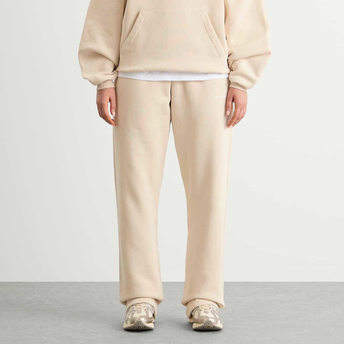 MKI Women's Uniform Wide Leg Joggers Presented by END. in Oat Milk