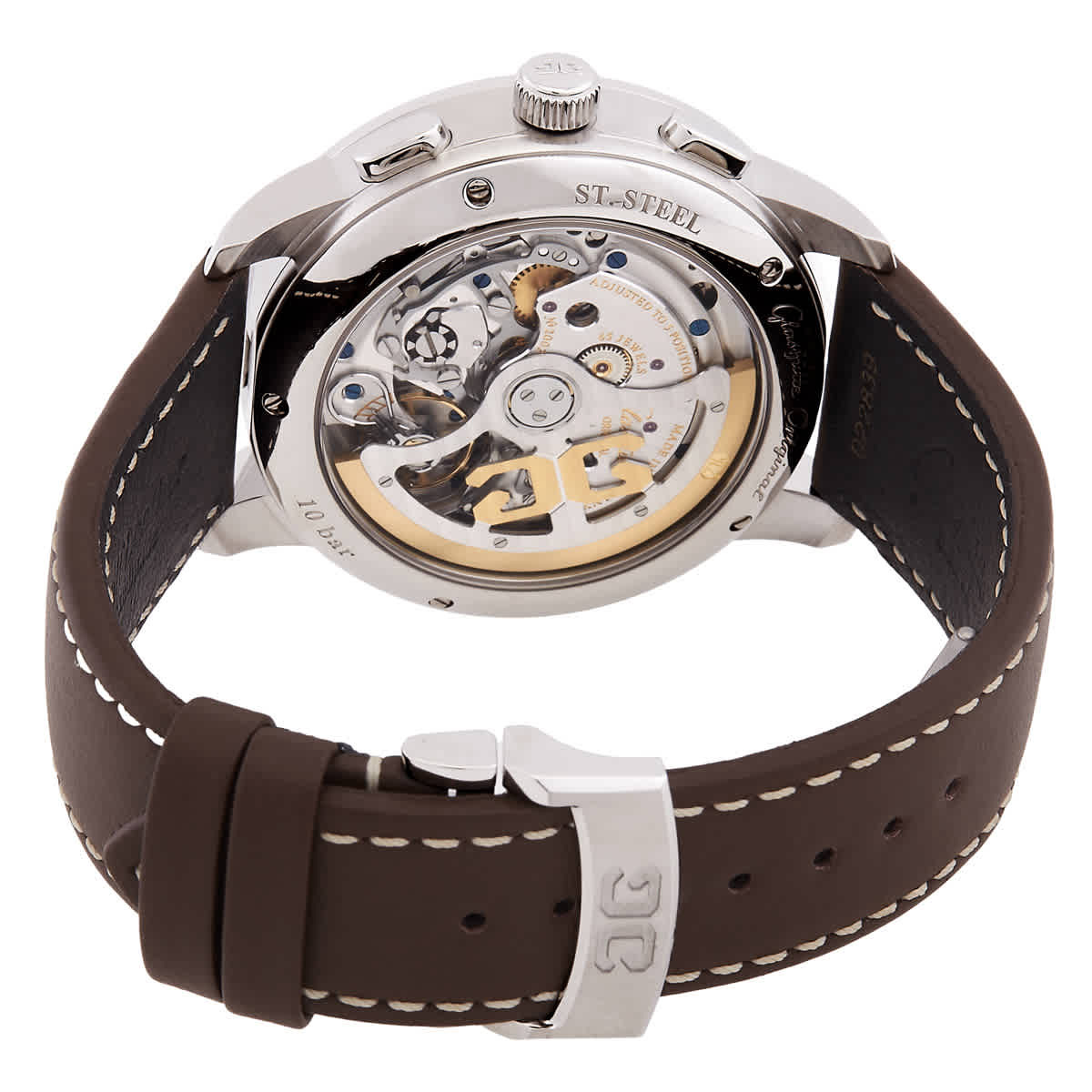 Glashutte Original Senator Panorama Date Chronograph Automatic Grey Dial Watch 1-37-01-04-02-35