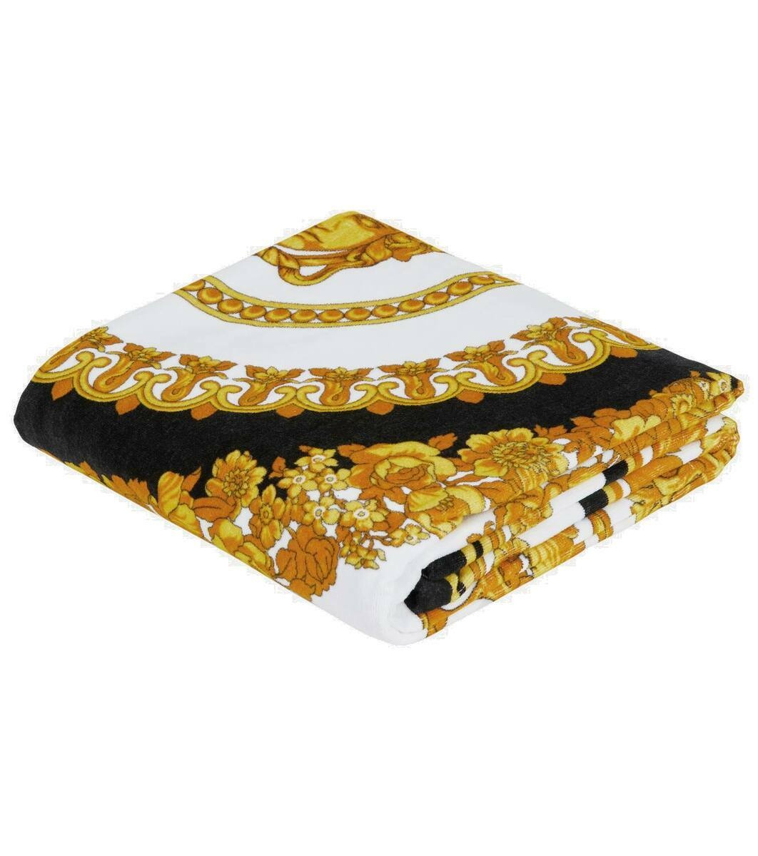 Versace Yellow #39;I Love Baroque#39; Towel