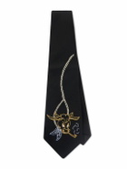Enfants Riches Déprimés - Bull 12cm Embroidered Virgin Wool-Twill Tie