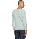 Homme Plisse Issey Miyake Blue Monthly Color February Long Sleeve T-Shirt