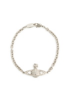 Vivienne Westwood Mini Bas Relief orb Bracelet Silver