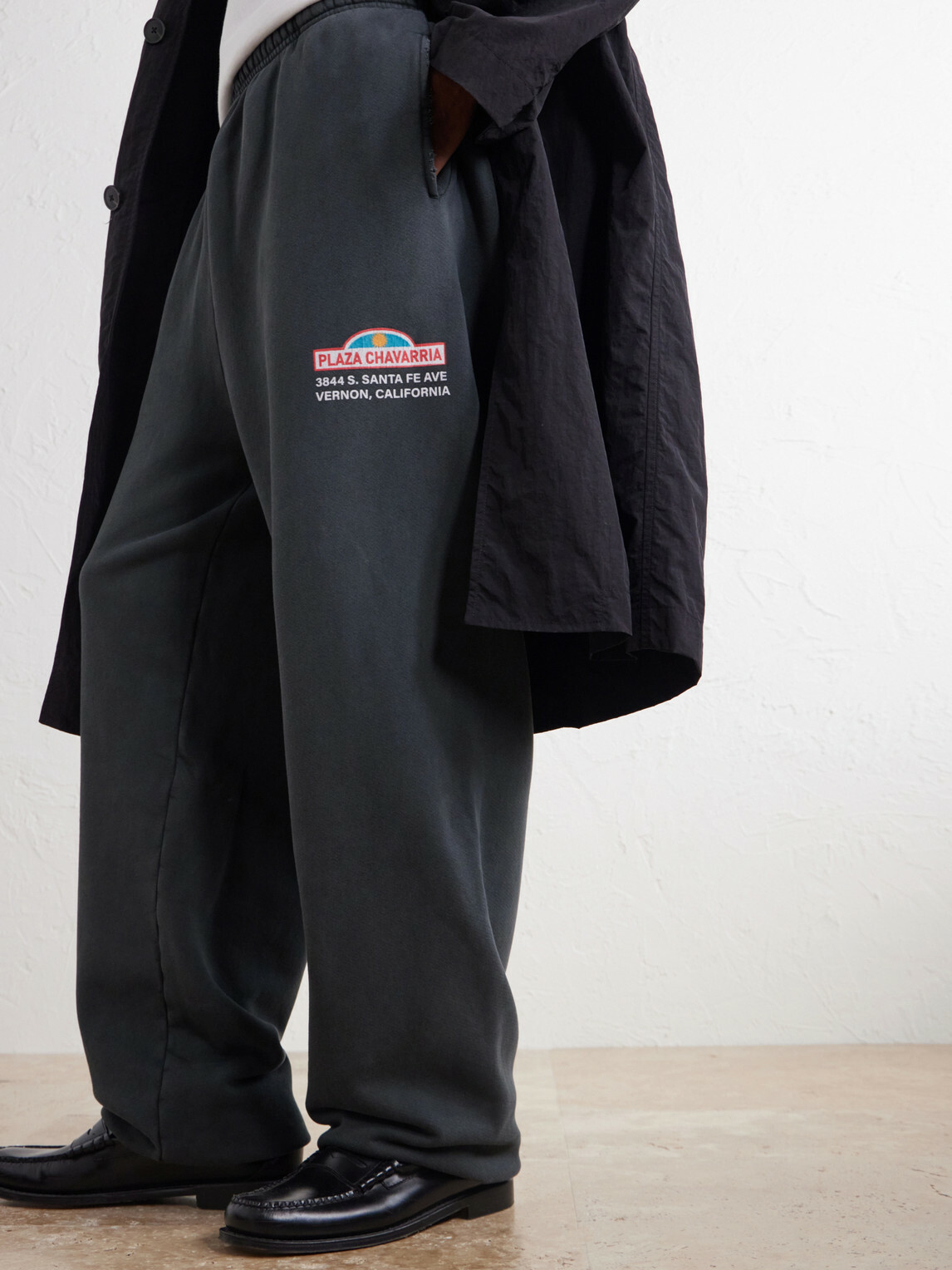 Willy Chavarria - Wide-Leg Printed Cotton-Jersey Sweatpants - Gray