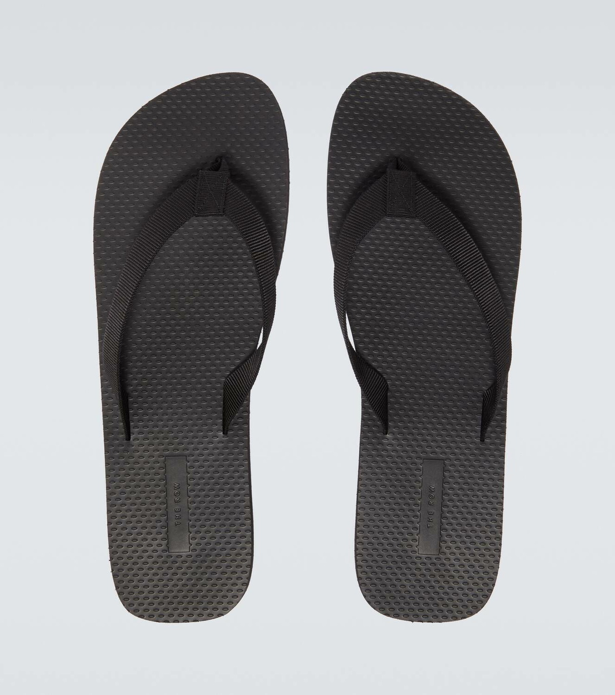サンダル・ミュール [The Row] Dune Thong Sandals In Gros Grain The Row Dune grosgrain thong sandals The Row