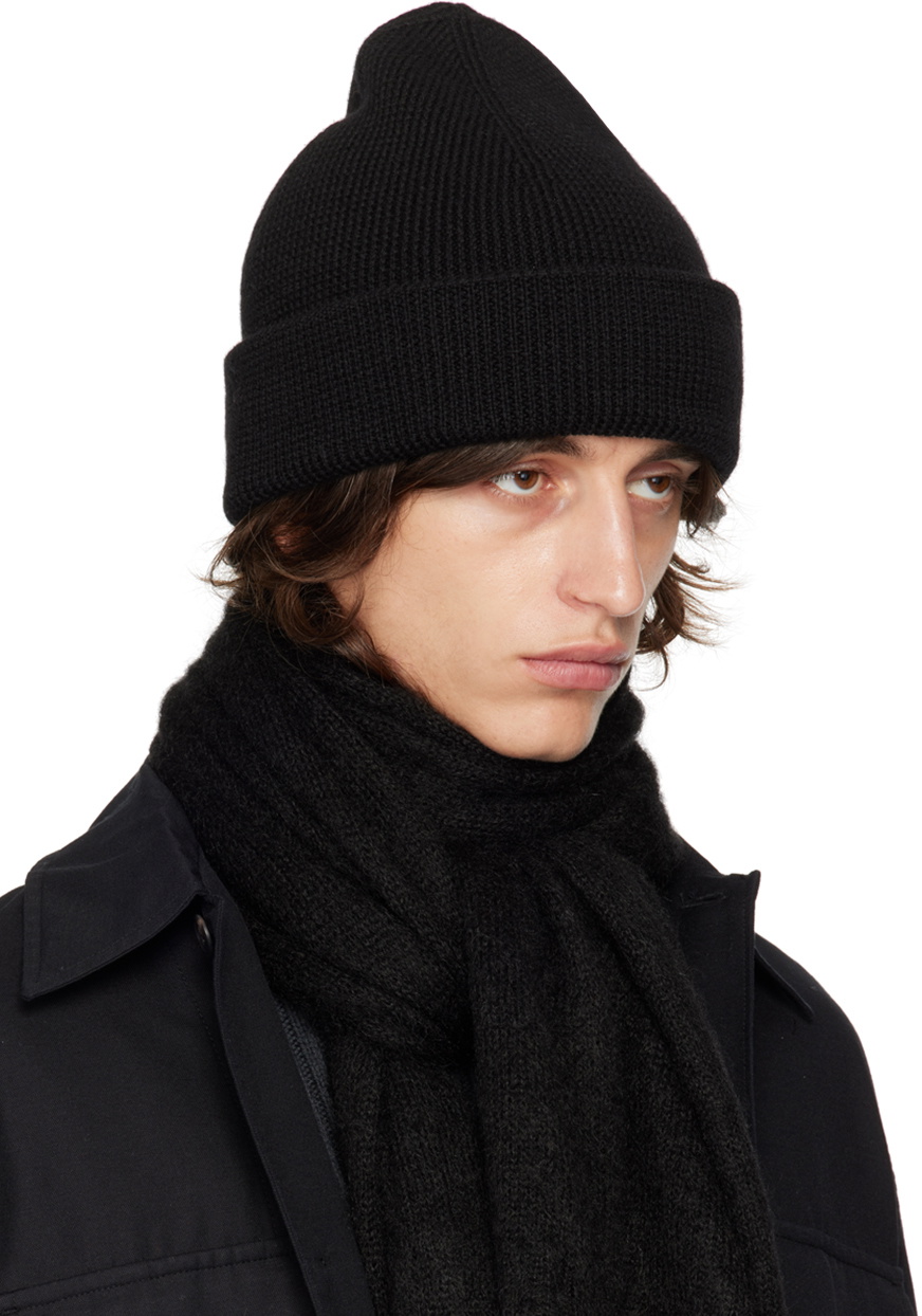 OUR LEGACY Black Rustic Merino Beanie Our Legacy