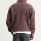 Dime Men's Polar Fleece Sherpa Zip Jacket in Mocha