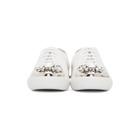 Miu Miu White Crystal Cap Toe Sneakers