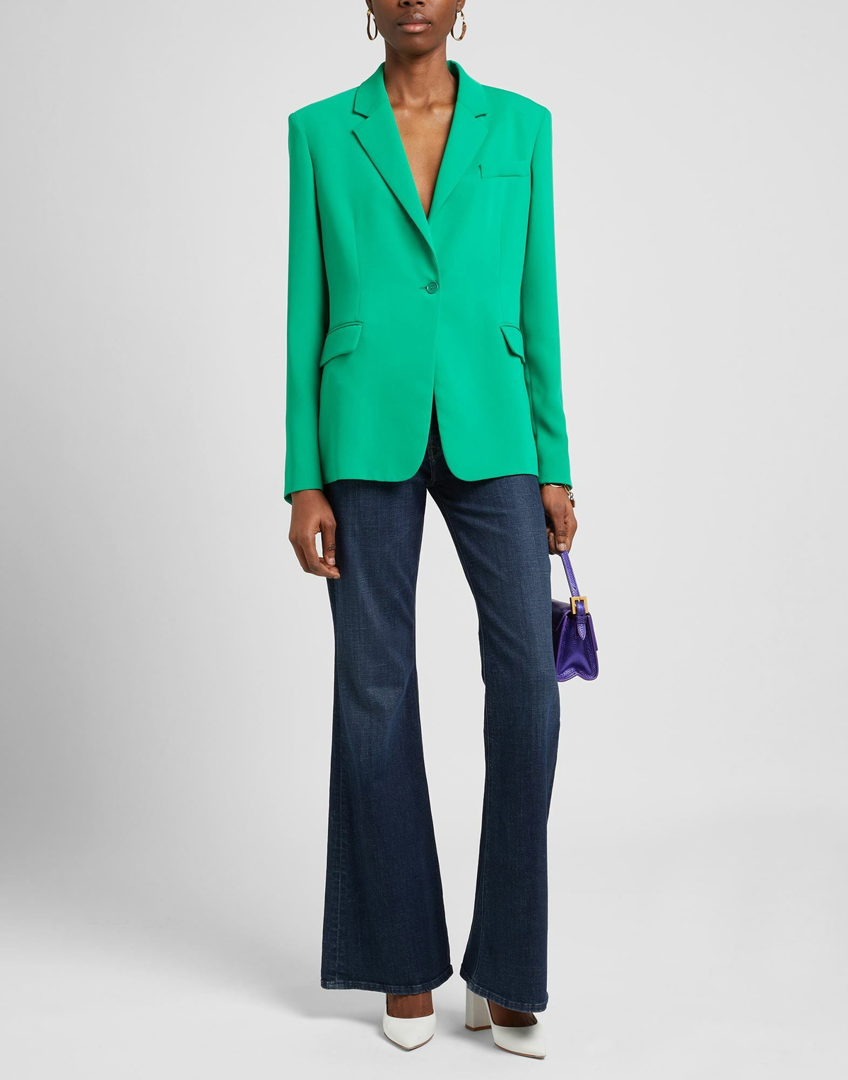 P. a.r. o.s. h. Womens Blazer in Green