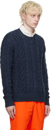 Polo Ralph Lauren Blue Fisherman's Sweater