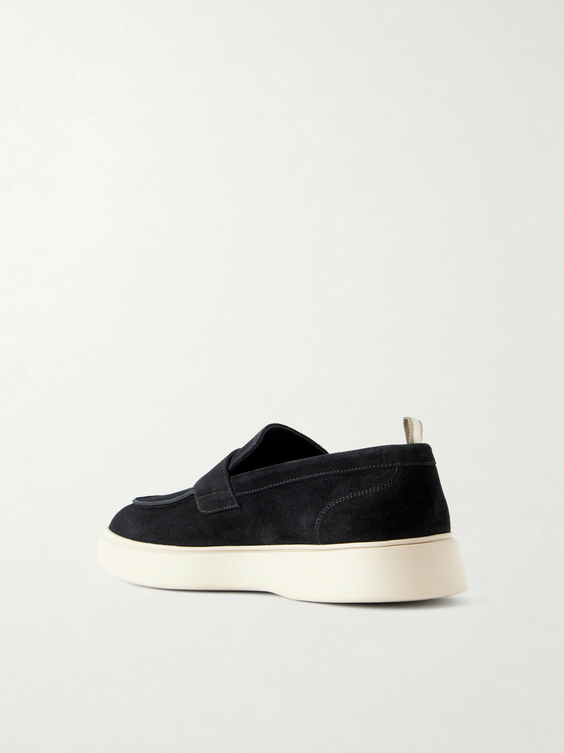 Officine Creative - Frame 001 Suede Penny Loafers - Black