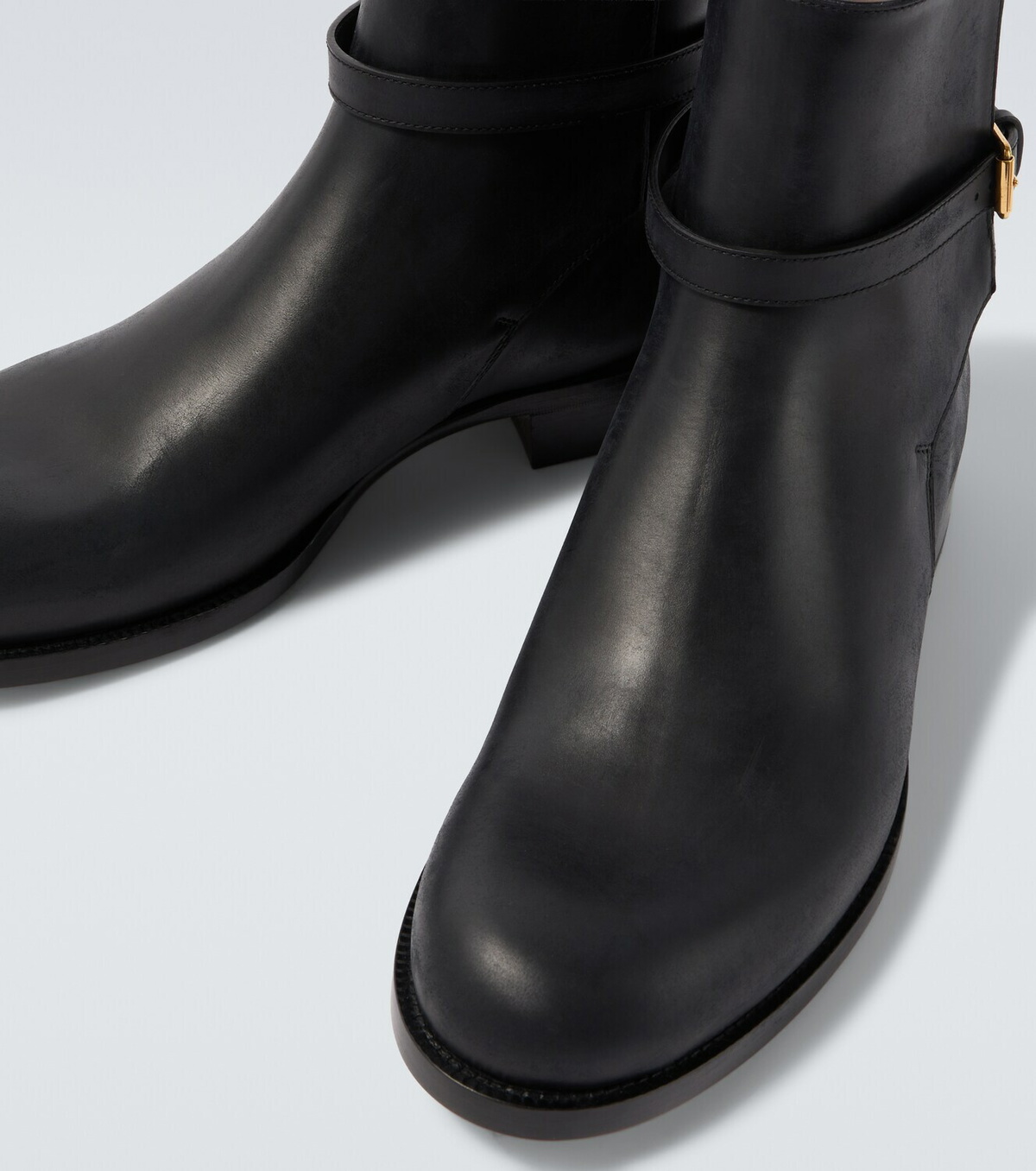 The Row Leather boots