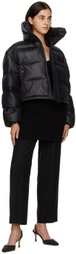 DRAE Black Cropped Down Jacket