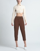 Manila Grace Womens Pants in Brown