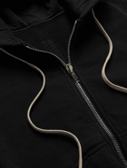 Rick Owens - Jason Cotton-Jersey Zip-Up Hoodie - Black