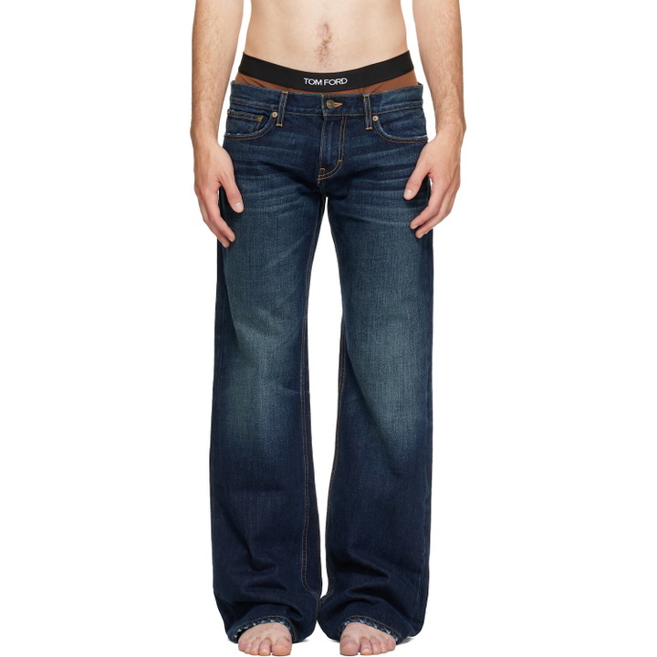 Photo: Raimundo Langlois Blue Bootcut Jeans