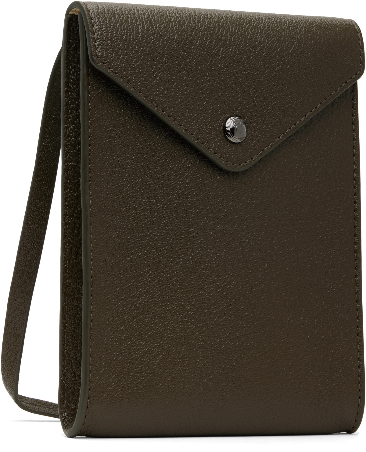 LEMAIRE Khaki Enveloppe Strap Pouch Lemaire