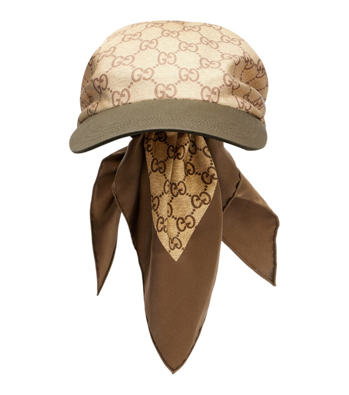 Photo: Gucci GG silk twill baseball cap