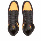 Air Jordan Men's 1 Mid Se V2 Sneakers in Black/Orange/Red/White