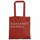 MHL by Margaret Howell Men's Mainline Logo Tote Bag in Sienna 