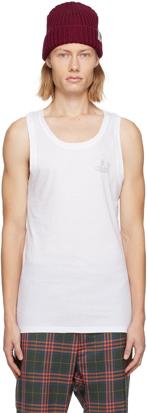 Photo: Vivienne Westwood Two-Pack White Tank Tops