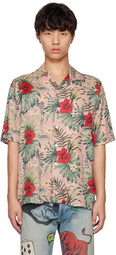 Rhude Pink Floral Shirt