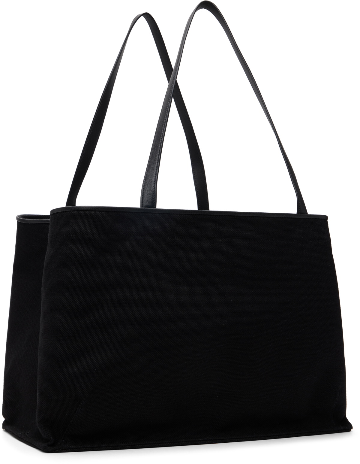 LE17SEPTEMBRE Black Vacanza Canvas Tote