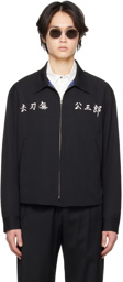 KOZABURO Black Sulvam Edition Embroidered Jacket