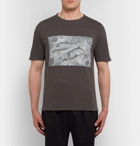 Acne Studios - Bemabe Printed Cotton-Jersey T-Shirt - Men - Dark gray