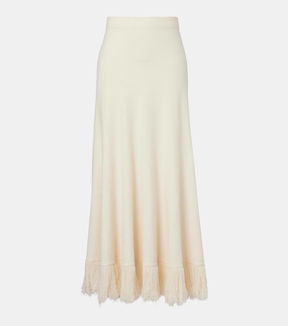 Bottega Veneta Knitted cotton-blend maxi skirt