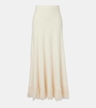 Bottega Veneta Knitted cotton-blend maxi skirt