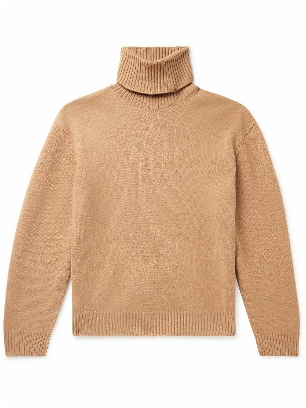 Photo: A.P.C. - Marc Virgin Wool and Cashmere-Blend Rollneck Sweater - Brown