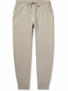 Håndværk - Slim-Fit Tapered Flex Stretch Organic Cotton-Jersey Sweatpants - Neutrals