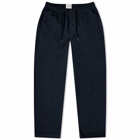 Folk Men's Drawcord Trousers in Deep Navy