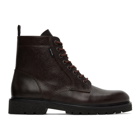 PS by Paul Smith Brown Leather Fowler Boots