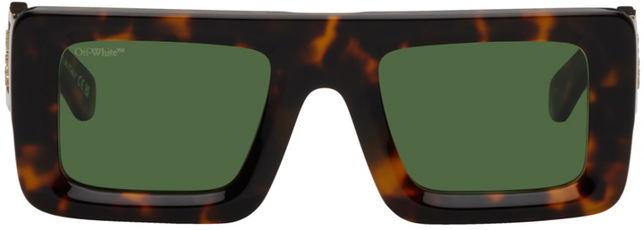 Photo: Off-White Tortoiseshell Leonardo Sunglasses