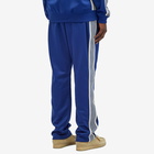 Needles Men's Poly Smooth Zipped Track Pants in Royal