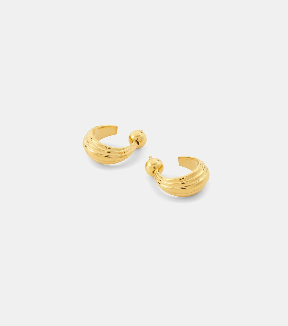 ソフィーブハイ　Small Blondeau Hoops - Silver Small Blondeau Hoops | Sophie Buhai