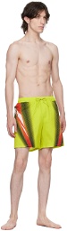 Saturdays NYC Yellow Oakley Edition Timothy Swim Shorts